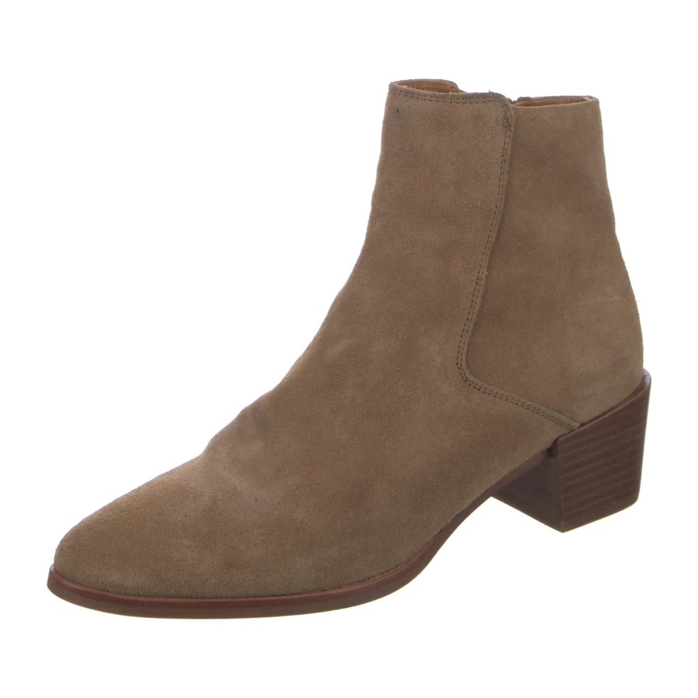 NEW Rag & Bone Rover Zip Tan Suede Bootie Size 40 / US 10